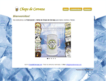 Tablet Screenshot of chopsdecerveza.com